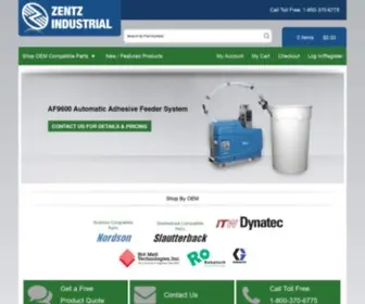 Zentz.com(Zentz Industrial Services) Screenshot