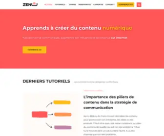 Zenuacademie.com(Bienvenue) Screenshot