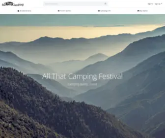 Zenufashion.com(All That Camping Festival) Screenshot