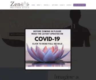 Zenwellnessclinic.ca(Home Page Zen Wellness Clinic) Screenshot