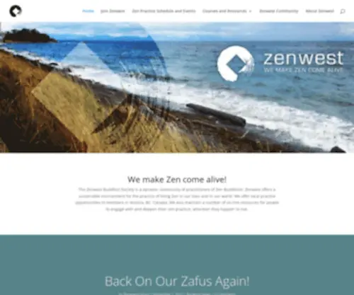 Zenwest.ca(Zenwest Buddhist Society) Screenshot