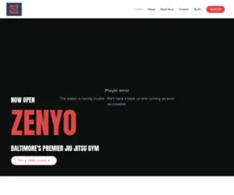 Zenyojiujitsu.com(Zenyo Jiu Jitsu) Screenshot