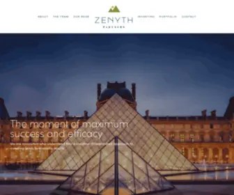 Zenythpartners.com(Zenyth Partners) Screenshot