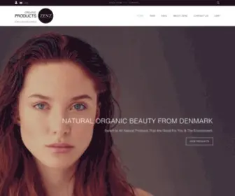 Zenzhk.com(Zenz Organic Products) Screenshot