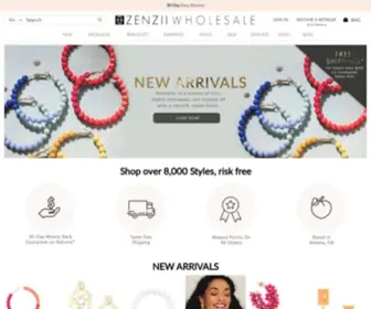 Zenziiwholesale.com(Wholesale Fashion Jewelry) Screenshot