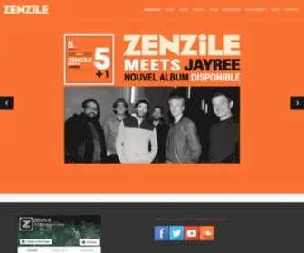 Zenzile.com(The French Dub Band) Screenshot