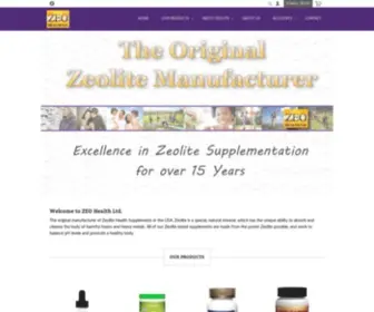 Zeohealth.com(ZEO Health) Screenshot