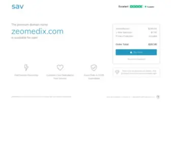 Zeomedix.com(The premium domain name) Screenshot
