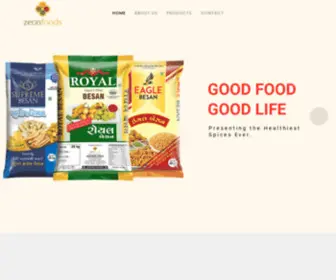 Zeonfoods.com(Spices Exporter) Screenshot