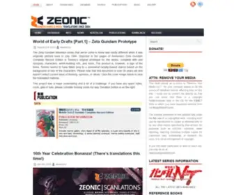 Zeonic-Republic.net(Emoing out since 2004) Screenshot