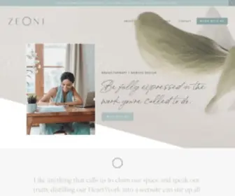 Zeonicreations.com(Zeoni Creations) Screenshot