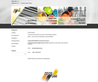Zeosuni.cz(Jsme specializovaný velkoobchod a maloobchod v Jihlavě s produkty) Screenshot