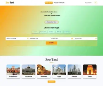 Zeotaxi.com(Taxi Service in India) Screenshot