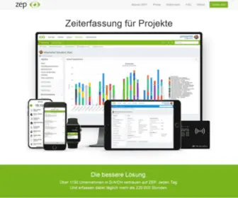 Zep.de(Projektzeiterfassung) Screenshot