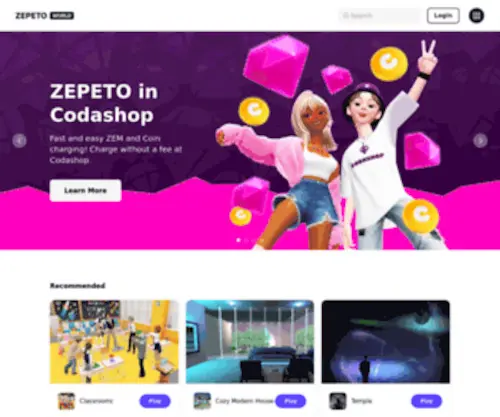 Zepeto.com(Zepeto) Screenshot