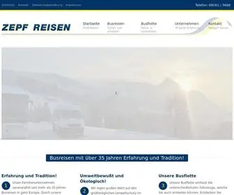 Zepf-Reisen.de(Zepf-Reisen Reisebusunternehmen) Screenshot