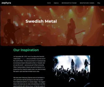 Zephyra.se(Swedish Metal) Screenshot