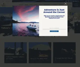 Zephyrcove.com(Lake Tahoe Vacations) Screenshot