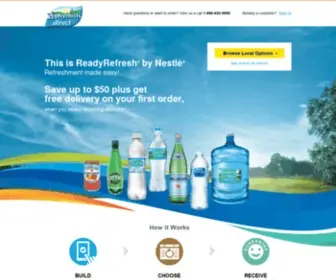 Zephyrhillsdelivery.com(Zephyrhills Water Delivery) Screenshot