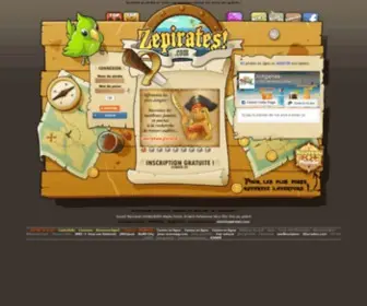 Zepirates.com(Jeu gratuit en ligne) Screenshot