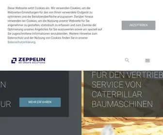 Zeppelin.com(Lösungsanbieter) Screenshot