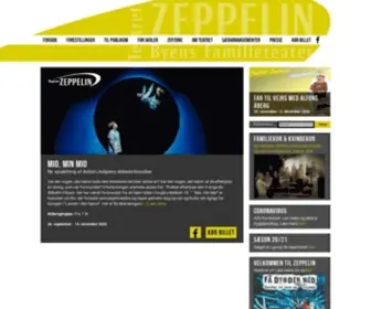 Zeppelin.dk(Teatret Zeppelin) Screenshot