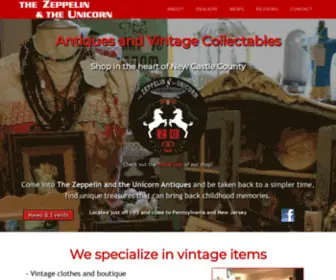 Zeppelinandunicornantiques.com(Zeppelinandunicornantiques) Screenshot