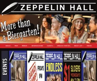 Zeppelinhall.com(Zeppelin hall) Screenshot