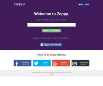 Zeppy.io(Finding the next amazing thing) Screenshot