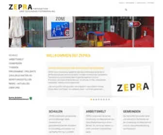 Zepra.info(Gesundheitsförderung) Screenshot
