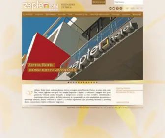 Zepterhotel.com(Zepter Hotel Kozarska Dubica) Screenshot