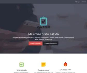 Zeraedital.com.br(Zera Edital) Screenshot