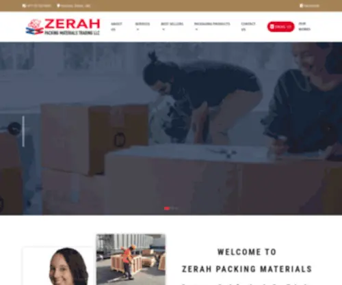 Zerahpack.com(Zerahpack) Screenshot