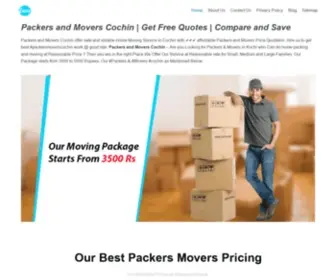 Zerapackersandmoverscochin.in(Zera Packers and Movers Cochin) Screenshot