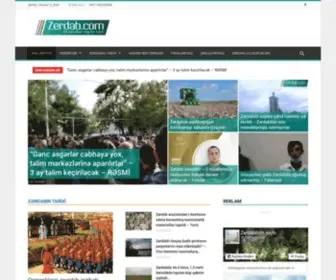Zerdab.com(Zərdab.com) Screenshot