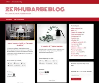 Zerhubarbeblog.net(Ze Rhubarbe Blog) Screenshot