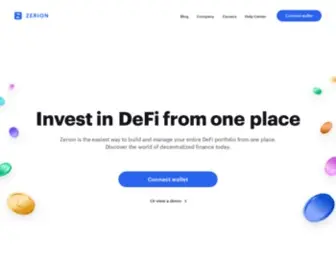 Zerion.io(Crypto Wallet for NFTs & DeFi) Screenshot