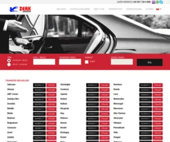 Zerktransfer.com(Private Taxi Transfer from Antalya) Screenshot