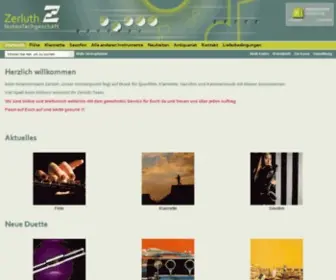 Zerluth.de(Notenfachgeschäft) Screenshot