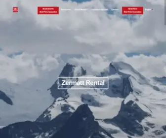 Zermatt-Rental.com(Zermatt Rental) Screenshot