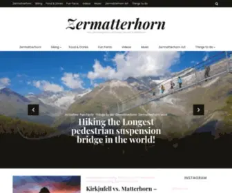 Zermatterhorn.info(Your ultimate guide to all things Zermatt & Matterhorn) Screenshot