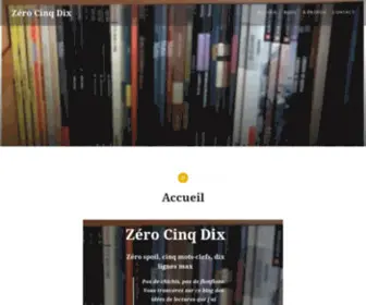 Zero-Cinq-Dix.com(Zéro) Screenshot