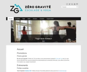 Zero-Gravite.ca(Zéro Gravité) Screenshot