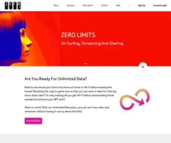 Zero1.sg(Get Ready For Unlimited Data) Screenshot
