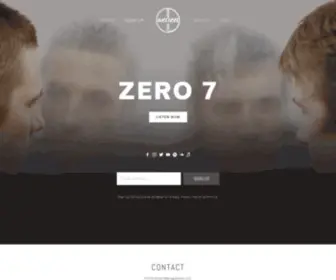 Zero7.co.uk(ZERO 7) Screenshot