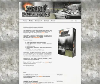 Zeroballistics.com(Zero Ballistics) Screenshot