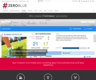 Zerobluetech.com(ZeroBlue) Screenshot