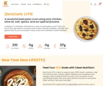 Zerocarblyfe.com(ZeroCarb LYFE) Screenshot
