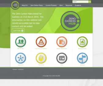 Zerocarbonhub.org(The Zero Carbon Hub website) Screenshot