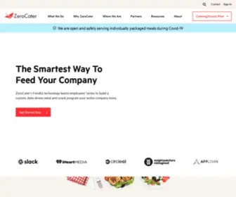 Zerocater.com(Corporate Catering) Screenshot